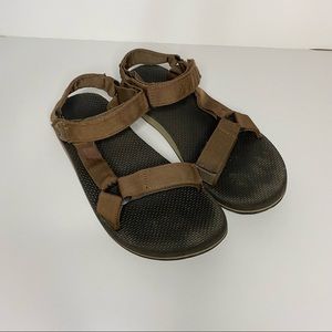 Men’s Teva sandals. Brown. Size 9.